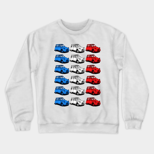 2 Chevaux Citroën Crewneck Sweatshirt by Extracom